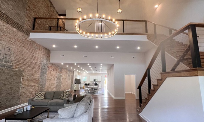Fries Condo | Beautiful new Condo sleeps up to 16 on New River with Rooftop Deck view of Falls