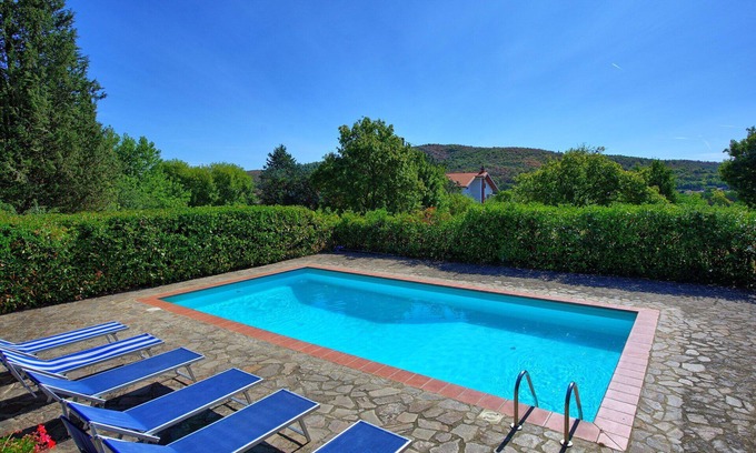 Bucine Villa | Beautiful private villa for 8 guests with private pool, WIFI, TV, balcony and panoramic view