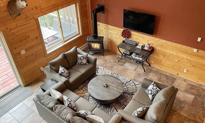 Park Falls Cabin | Beautiful Waterfront/Sunset/Beach View Cabin on Pike Lake Chain in Park Falls WI