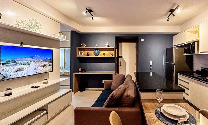 Consolacao Apartment | Bela Cintra Blue - Separate Room, Parking and Subway