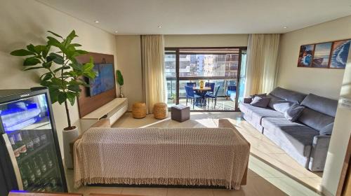 Vila Alzira Apartment | Belo Apto - Praia Asturias - AC e Garagem
