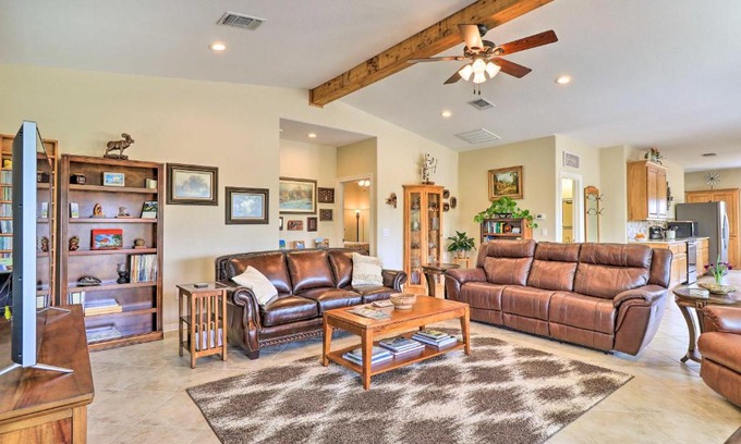 Oatmeal House | Bertram Ranch Property with Patio and Gas Grill!