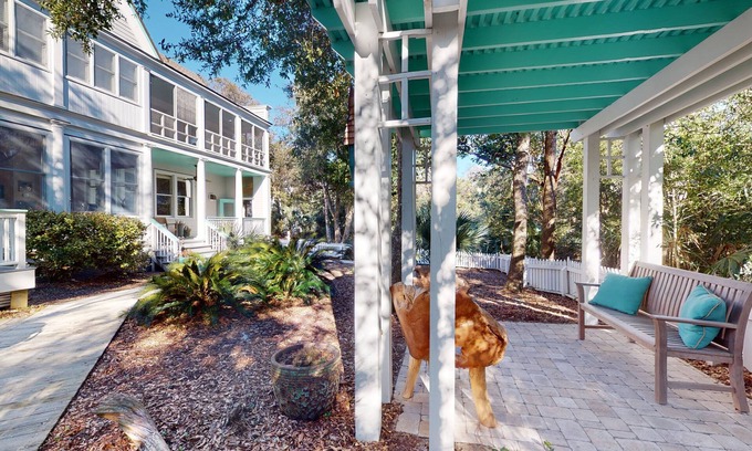 Cape Fear Station House | BEST OF BOTH WORLDS: Beach AND Maritime Forest