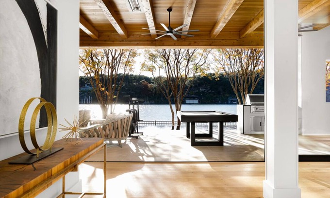 Watersedge House | Beyond WatersEdge: Gated Lakefront Retreat Near Stadium & Festivals