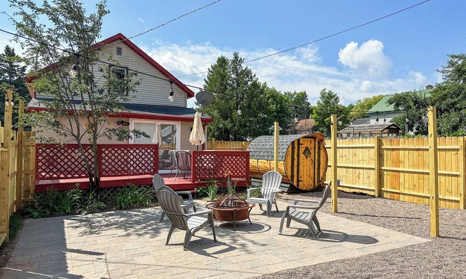 Big Bay House | Big Bay Getaway - Outdoor sauna and extra parking for snowmobiles & trailers!