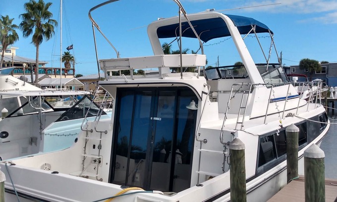 Cocoa Beach Boat Rental | Big Boat Hotel in a Beach-Side Marina!
