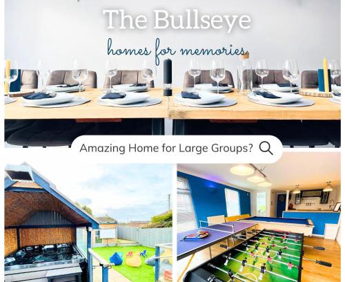 Stonehouse House | Big groups XL HotTub Cinema Arcade Games