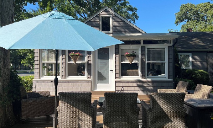 Northfield House | Biking Beach Bungalow 7 minutes from beaches corner lot across from bike path