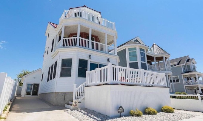 North Cape May House | Blessings on the Bay! Oceanfront Home with Heated Pool!