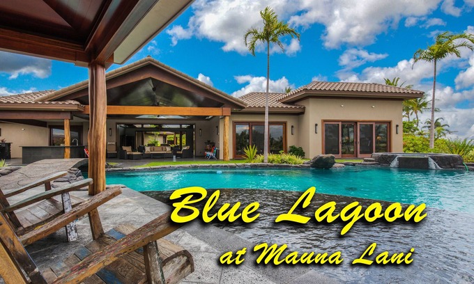 Kamuela House | Blue Lagoon - 7 bdr estate with large heated lagoon pool/spa - Mauna Lani resort