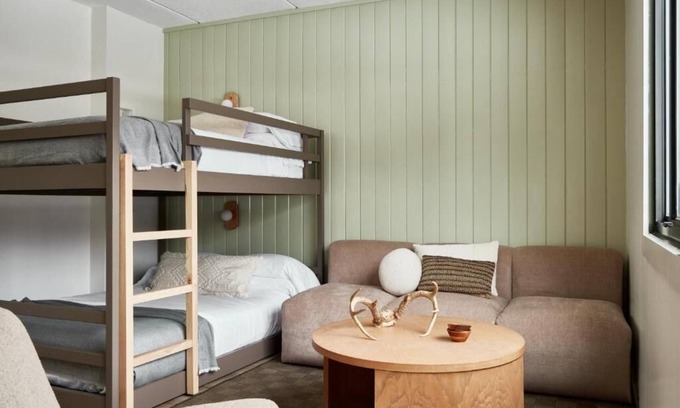 Lake Placid Hotel | Bluebird Lake Placid l Unique Bunk Layout, Queen Room