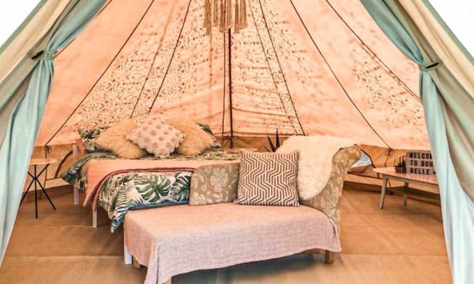 Helston RV Rental | ‘Boho Belle’ @ Trenoon Meadow Glamping (adults only)