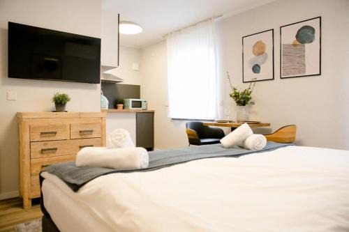 Sankt Augustin Apartment | bonquartier - LUXAPT#1 Self Check-In mit Küche, Klimaanlage und Parkplatz