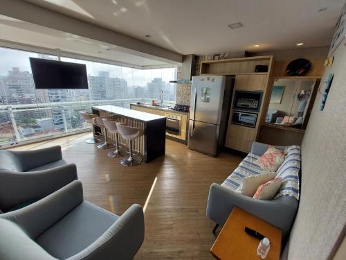 Pompeia Apartment | Book Santos - Unlimited 1608 Panorâmico c/3 dorm