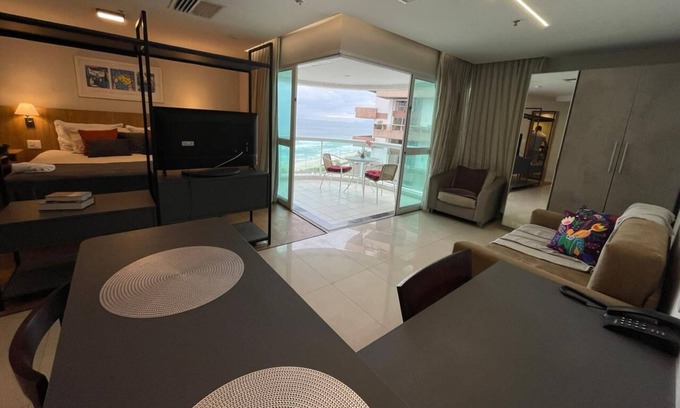 Barra da Tijuca Resort | Fantástico Flat em Resort com Vista Mar