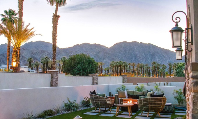 La Quinta House | Brand new mountain view home with pool, hot tub, & kitchen - center of PGA West