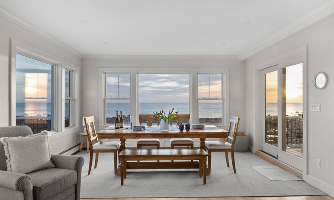 Scituate House | Breathtaking Ocean front at Seaside Waterfront Estate! Hot tub!