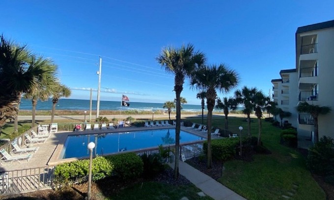 Ormond Beach Condo | Breathtaking Ocean and Pool View Condominium.