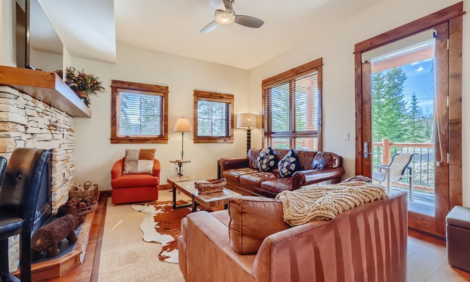 Four O'Clock Condo | Breckenridge villa next to the Snowflake lift with shared hot tub & pool