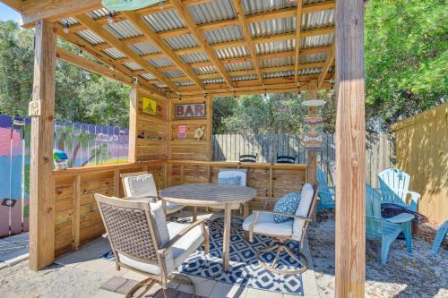 El Centro Beach House | Breezy PCB Vacation Rental with Lanai, Walk to Ocean