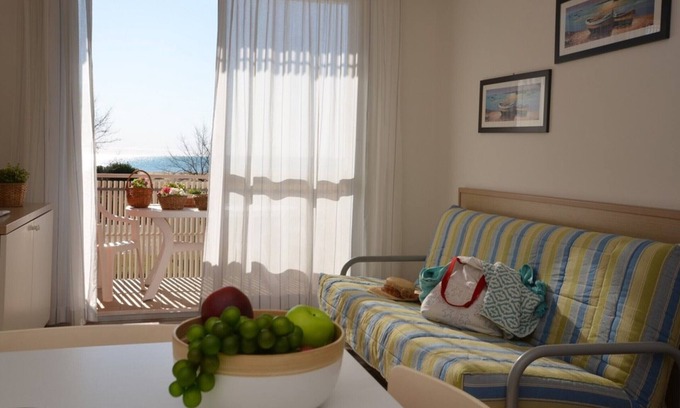 Bibione Apartment | Bright seaside home with terrace