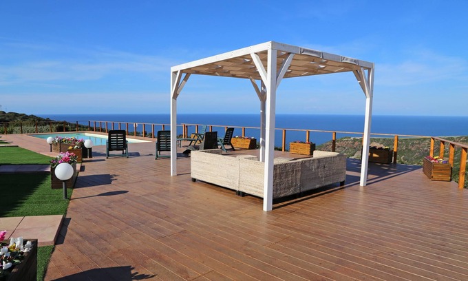 Terrabianca Villa | Bright villa with private pool, surrounded by lawn and sea view