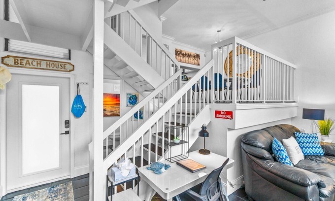 The Cove House | BY THE SEA VACATION VILLAS 2 BED/POOL/TWO BLOCKS TO BEACH/PRIVATE DECK