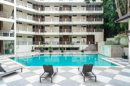 Kathu Apartment | C224 Peaceful 1BR Condo Pool & Mountain View