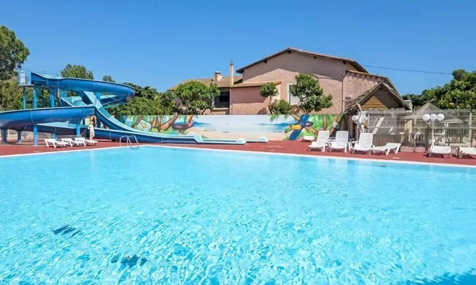 Serignan-Plage House | Camping La Maïre - Mobile home 4 Rooms 6 People