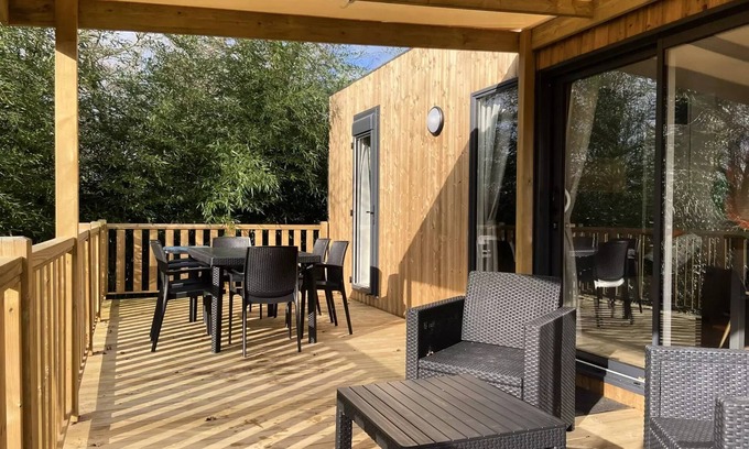 Quimper House | Camping Sunêlia Lanniron Orangery * - Sunêlia Luxury Twin 10 persons - 5 rooms 10 persons