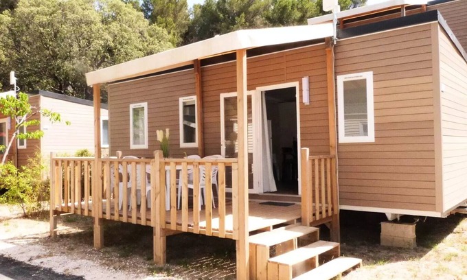 Giens House | Camping Tikayan Le Méditerranée * - Mobil-Home Arizona Standard 4 Rooms 6 People Air Conditioning + TV