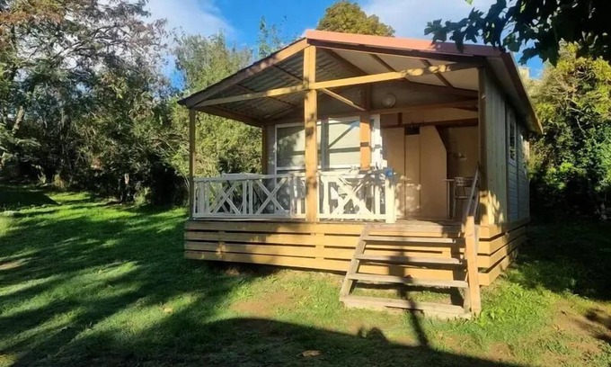 Saint-Didier-sous-Aubenas Ski Chalet | Campsite le Verger de Jastres * - Chalet NEMO 1/4 pers. 4 people