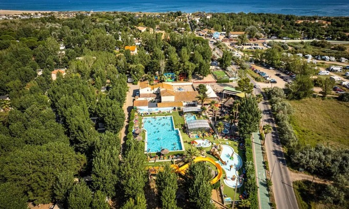 Serignan-Plage House | Campsite Le Clos Virgile* - Mobil Home Dune TV Clim Plancha 4 Rooms 6 people