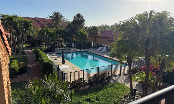 Pelican Condo | Cape Coral FL Condo with heated pool and hot tub, on site parking.