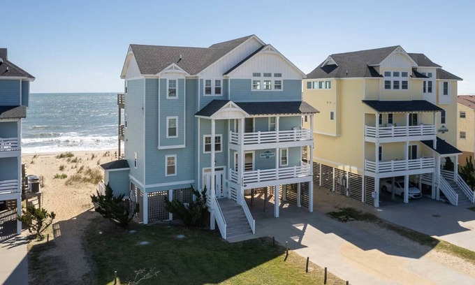 Buxton House | Cape Point, charming 7-Bedroom Oceanfront + Pets Stay Free!
