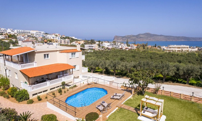 Agia Marina Villa | Casa de Philippe, with a stunning sea view