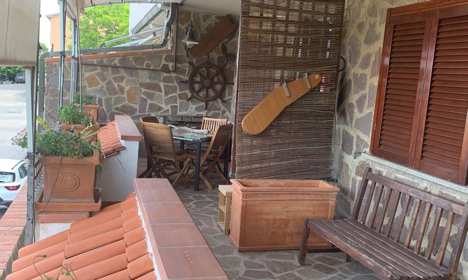 Zona 167 Scarlino Apartment | CASABELVEDERE13 moon Sea view from Scarlino hillside apartment in villa