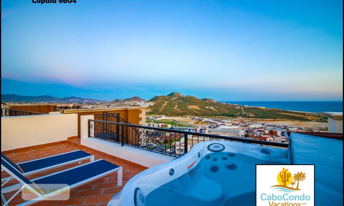 Los Cabos Condo | CCV Quivira-2Bedroom Condo, Rooftop FirePit/HotTub and Golf!
