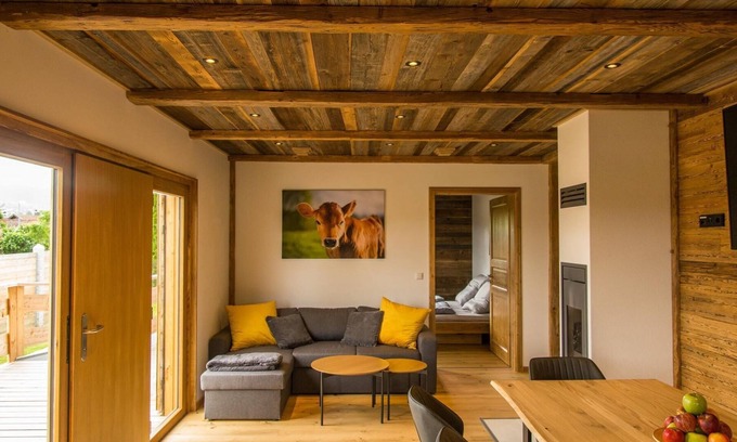 Waldmuenchen Apartment | Chalet am Ölberg mit Badefass und Altholzsauna