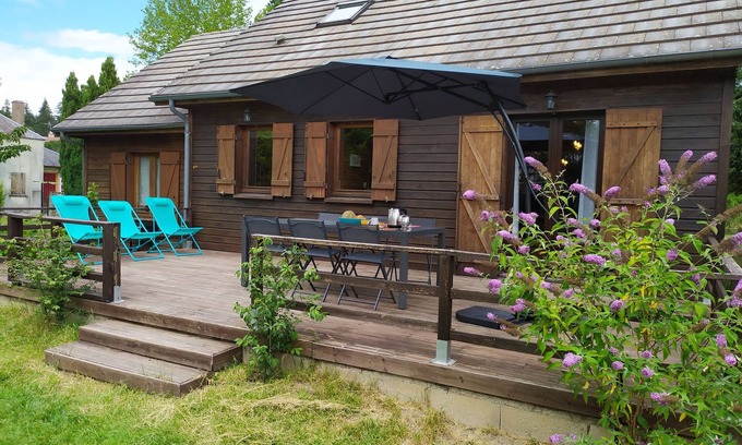 Lormes Ski Chalet | Chalet Gite Morvan "Beautiful island in Lormes