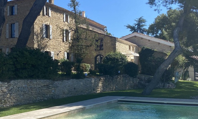 Tressan House | Character house under the pines with pool and view