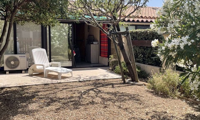 Port-la-Nouvelle House | Charming 2-Room Pavilion with AC, Terrace, and Parking, 1.5 km from Beach