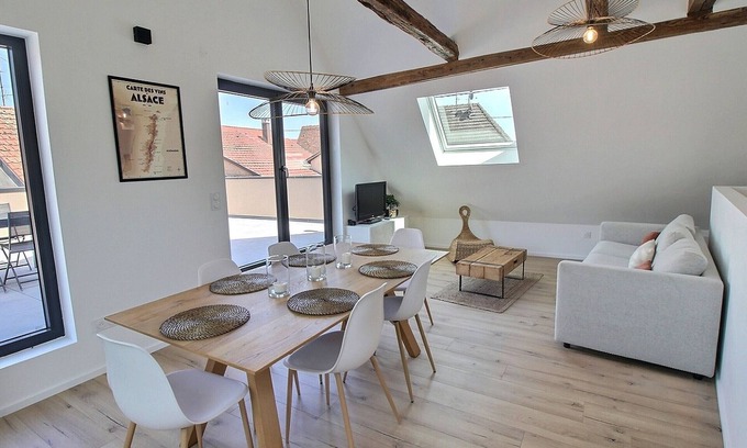 Voegtlinshoffen House | Charming 3-bedroom house in the vineyard with terrace