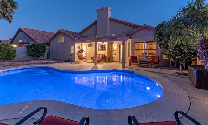 Monarch House | Charming 3 Bedroom Home with Heated Saline Pool Located, Ahwatukee Phoenix