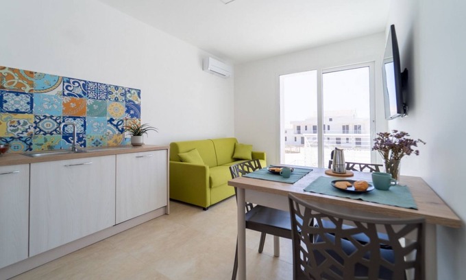 Pachino Apartment | Charming 40 sqm apartment, perfect for 4 people, located on the first floor of a building.The property is located inside the Borgo 81 Residence, in a quiet location and a few minutes drive from the center of Marzamemi and the main tourist destinations in