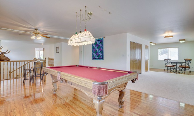 Elko House | Charming Elko Home w/Pool Table!