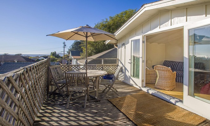 Stinson Beach House | Charming Hillside Cottage with Expansive Ocean Views