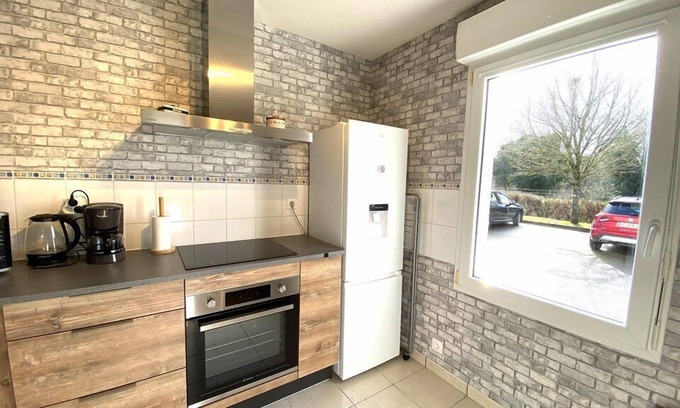 Hennebont Apartment | Charming renovated apartment 4 people in Hennebont