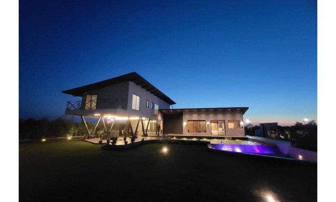 Noida House | Cheerful 2-Bedroom Place With Pool.