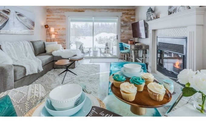 Magog Condo | Chez "Plumes et Bulles" nature et cocooning !